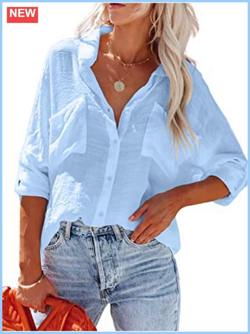 Womens Sheer Long Sleeve Button Down Shirt Beach Coverup Swimsuit Cover Up